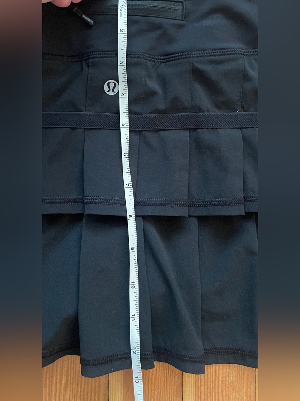 lululemon athletica Black Tiered Pleated Skort - Picture 9 of 10